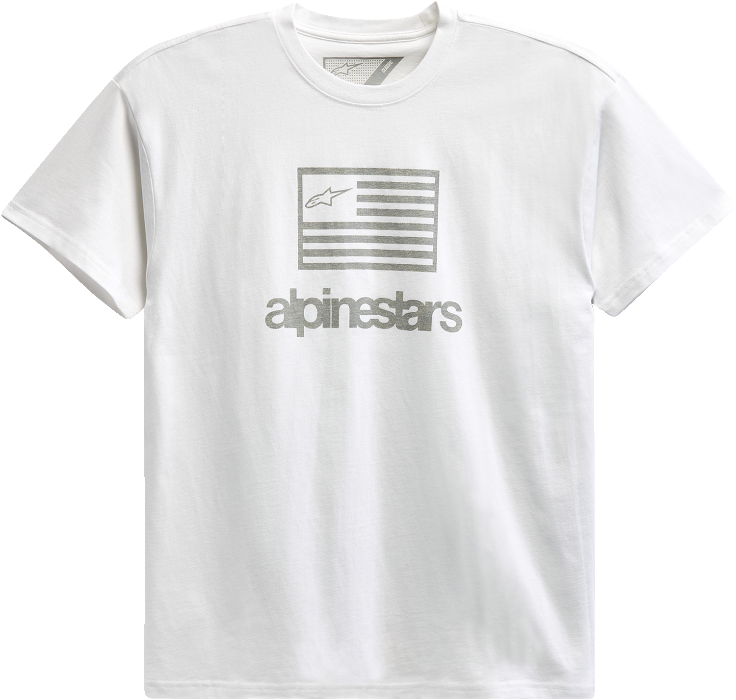 ALPINESTARS, Alpinestars Flag T-Shirt - White - Medium (Part Number 12137262020M)