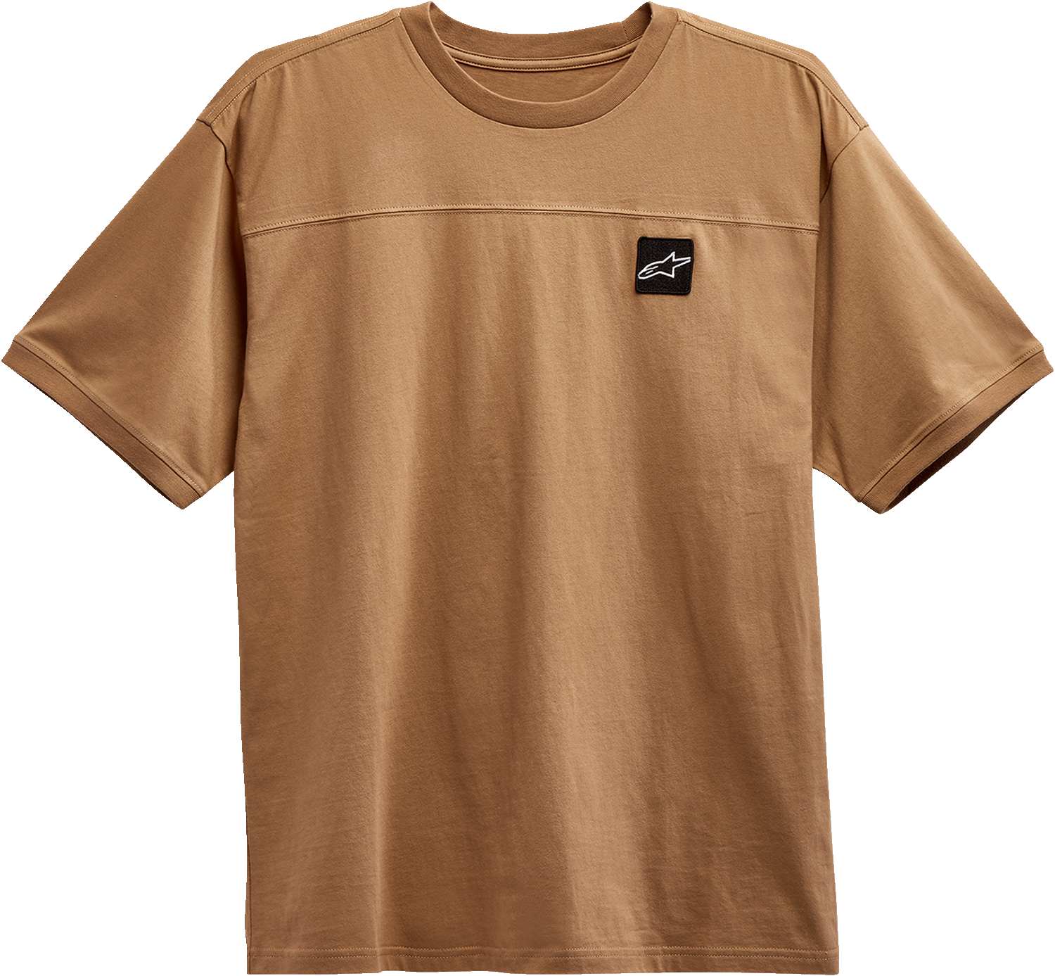 Alpinestars Chunk Knit T-Shirt in sand color, size XL, featuring a casual knit design and the Alpinestars logo.