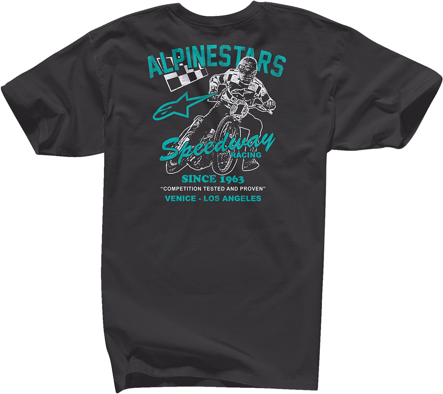 ALPINESTARS, Alpinestars Speedway T-Shirt in Black – 2XL, Part Number 12137260010XXL