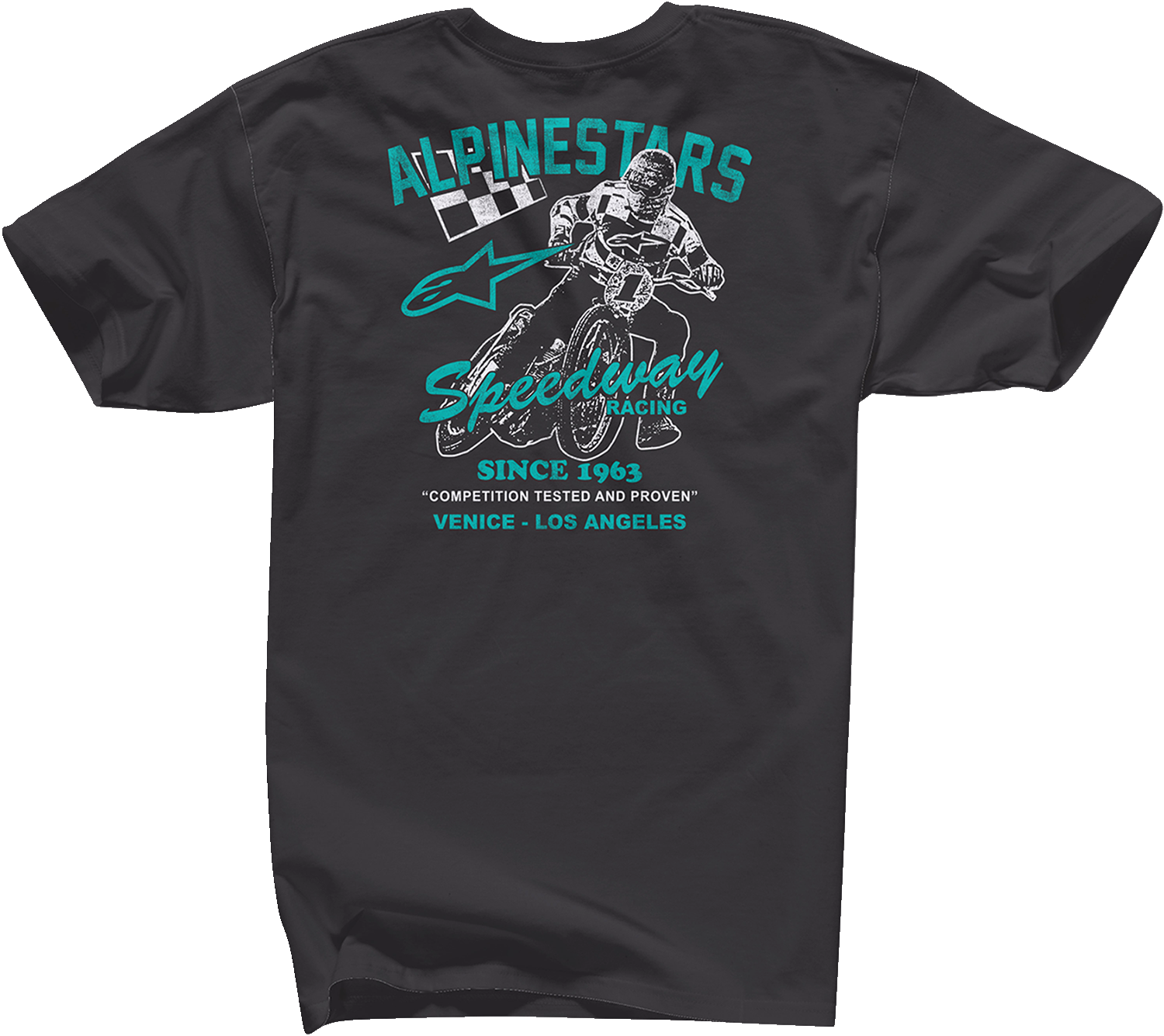 ALPINESTARS, Alpinestars Speedway T-Shirt in Black – 2XL, Part Number 12137260010XXL