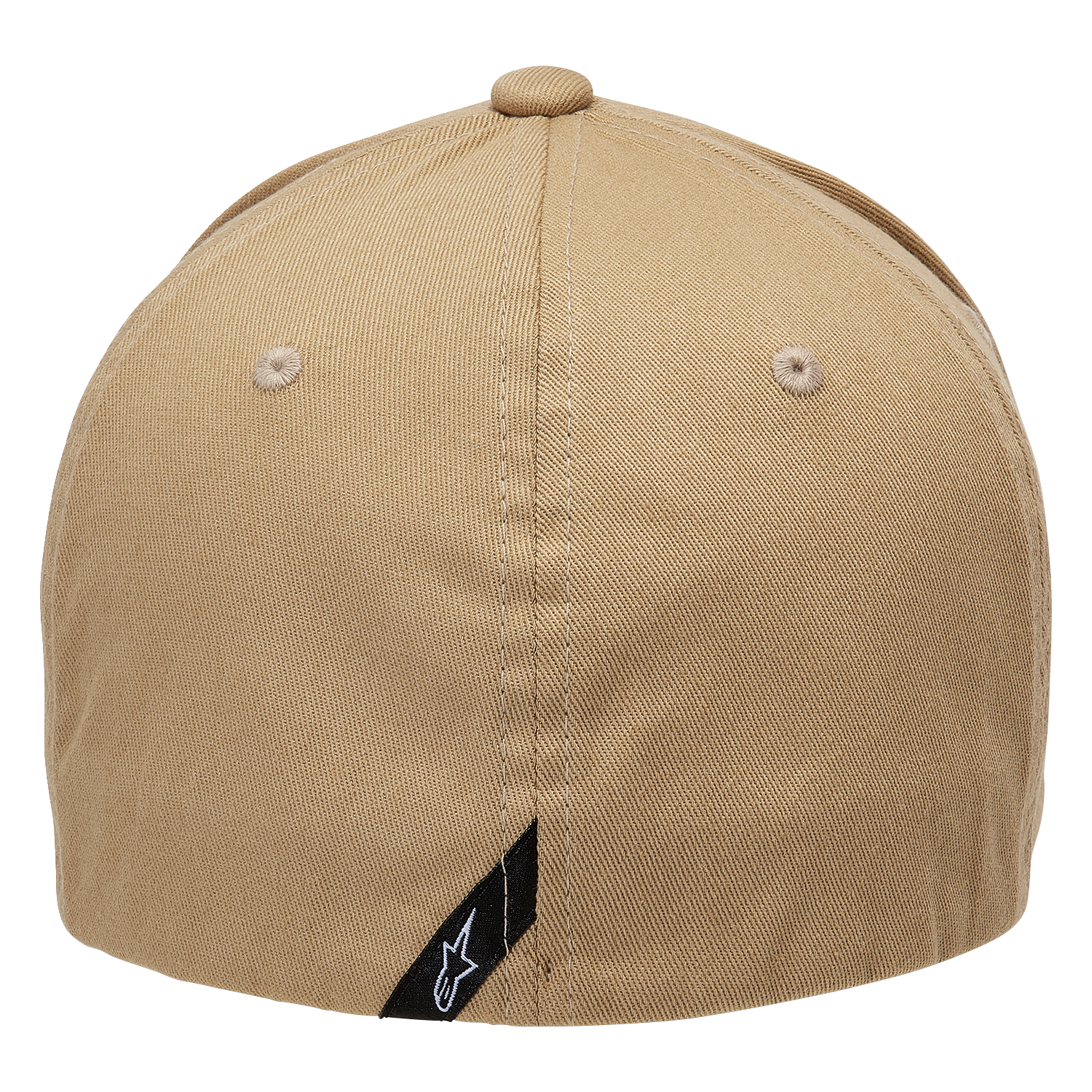 Alpinestars Linear Hat in sand and black, small/medium size, featuring the brand logo and stylish design.