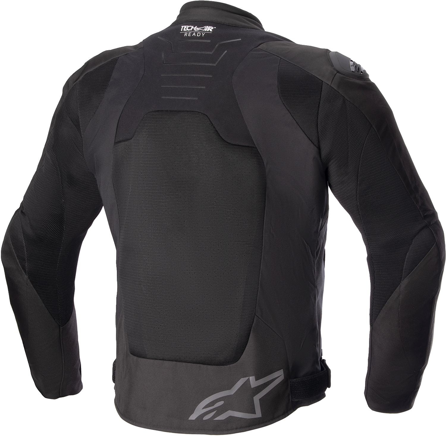 Alpinestars SMX Air motorcycle riding jacket in black, featuring advanced ventilation and protective gear, 4XL size.