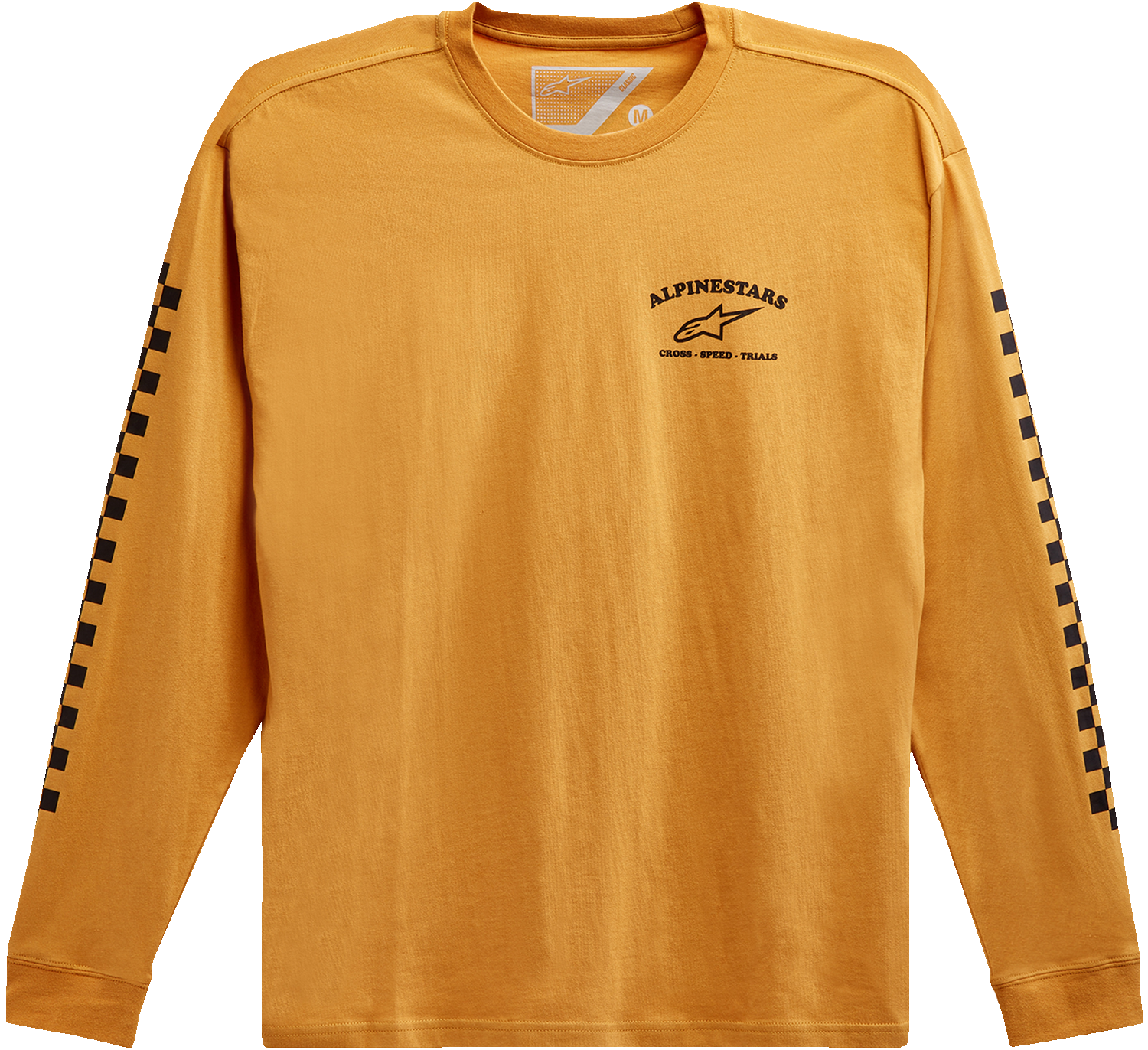ALPINESTARS, Alpinestars Sunday Long-Sleeve T-Shirt - Gold - XL (Part Number 12137184059XL)