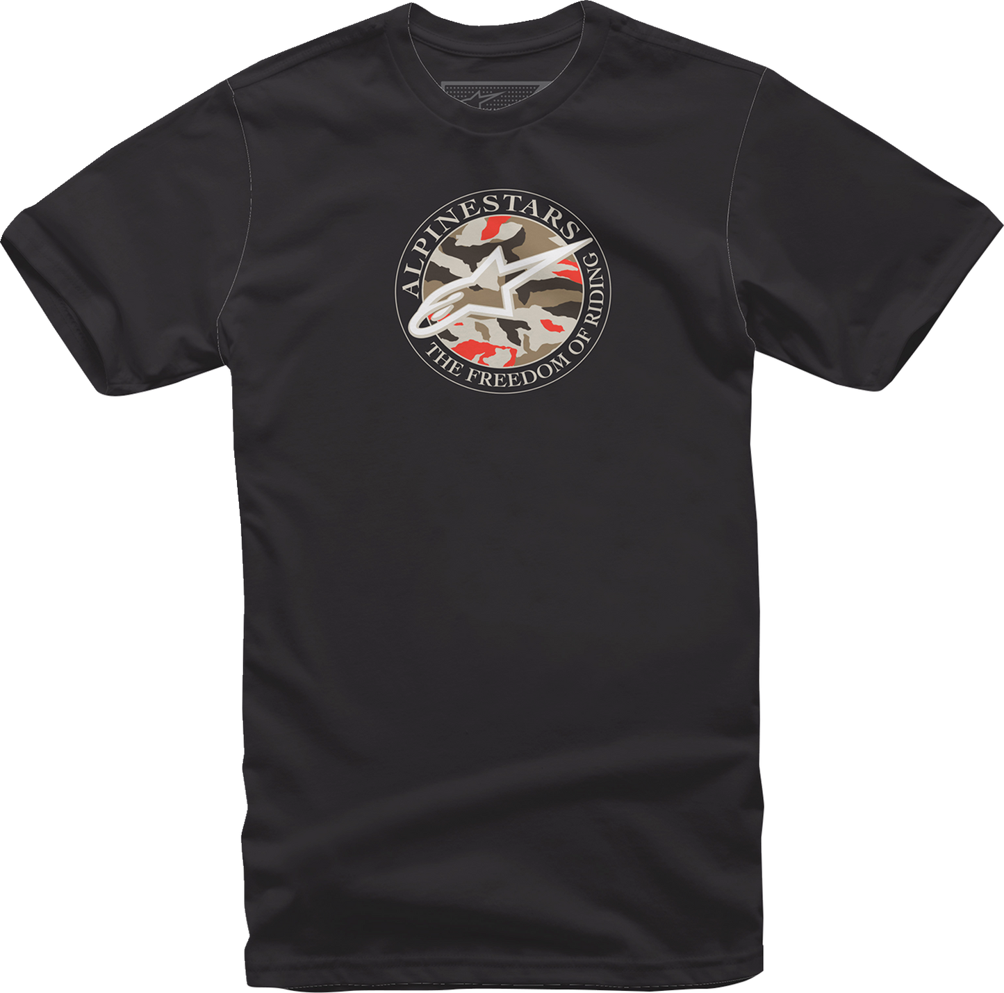 ALPINESTARS, Alpinestars Dot Camo T-Shirt - Black 2XL - Comfortable 100% Cotton Graphic Tee