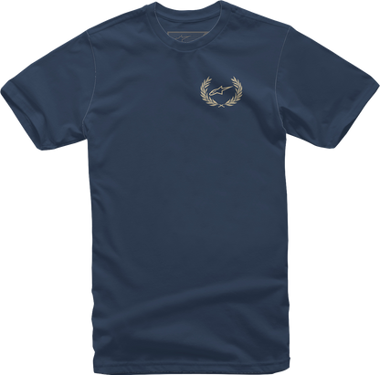 ALPINESTARS, Alpinestars Wreath T-Shirt in Navy – 2XL, Part Number 12137258070XXL