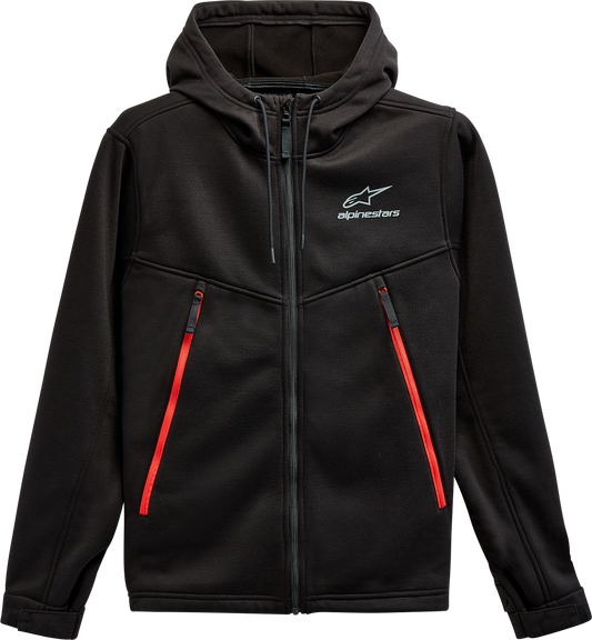 Alpinestars Gorge Jacket in black, size XL, featuring a sleek design and durable material for motorcycle riding.
