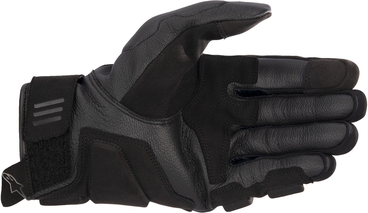 Alpinestars Phenom Air Gloves in black, size 3XL, with breathable mesh panels and protective knuckles for motorcycle riding.