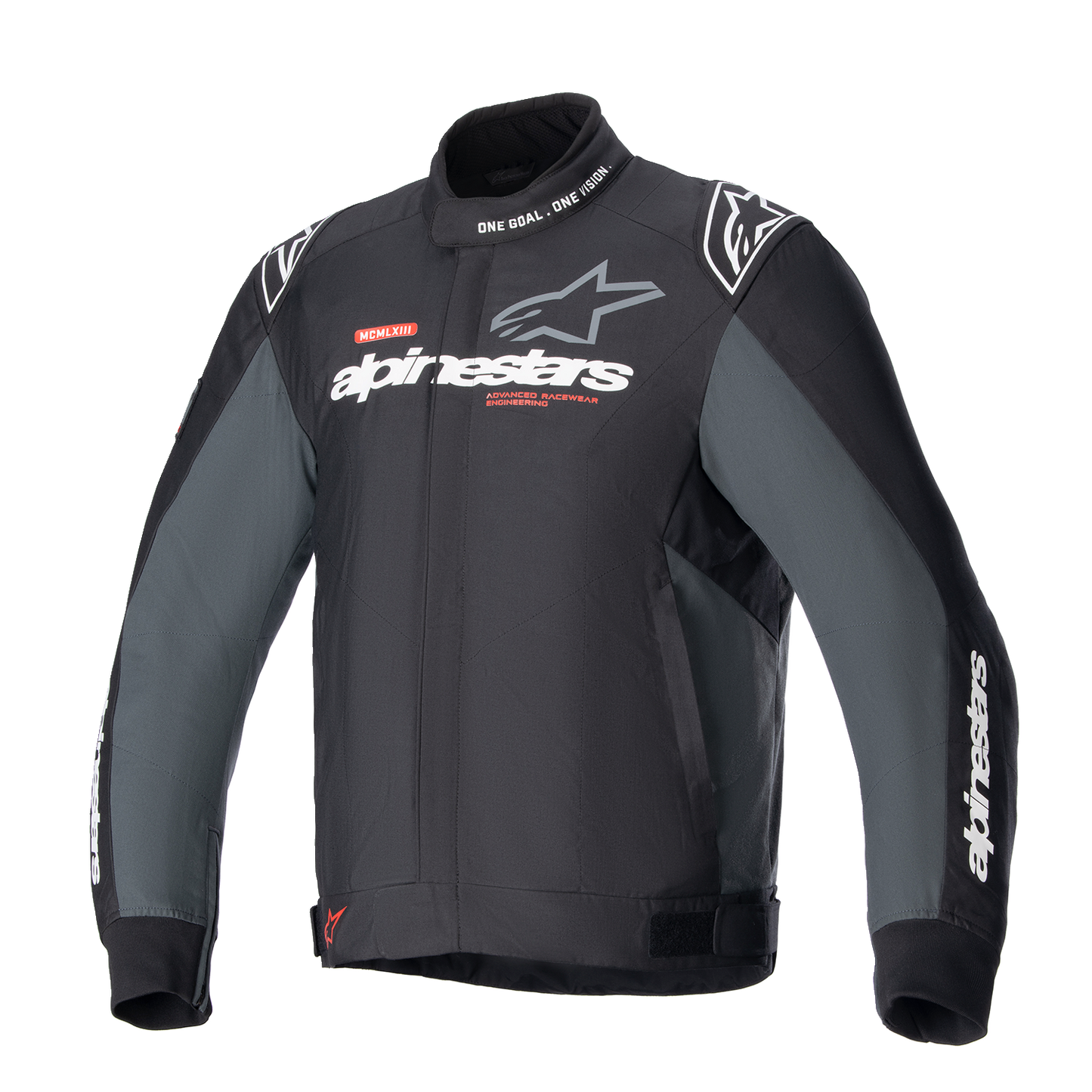 ALPINESTARS, Alpinestars Monza Sport Jacket 4XL – Black/Tar Gray with Tech-Air® Ready System