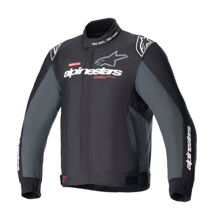 ALPINESTARS, Alpinestars Monza Sport Jacket 4XL – Black/Tar Gray with Tech-Air® Ready System