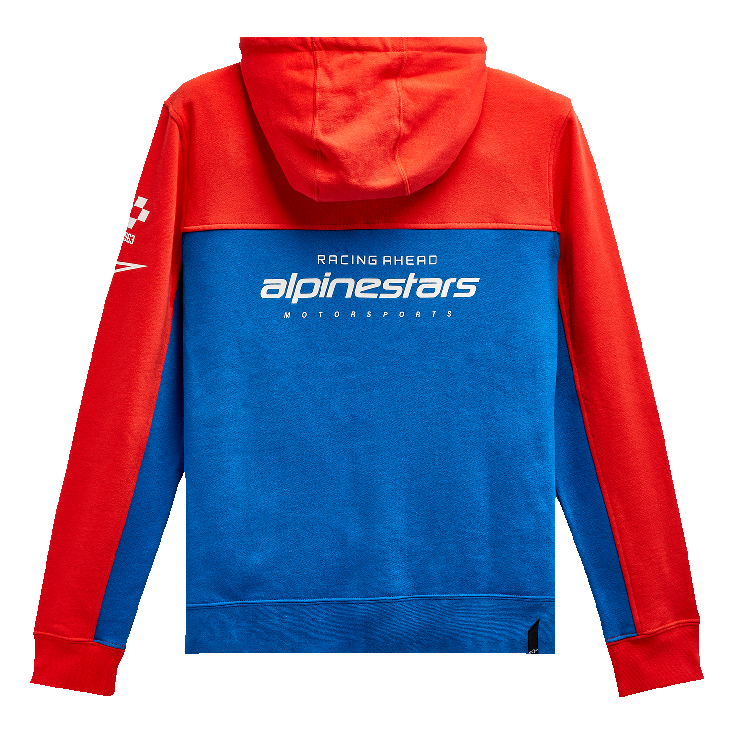 ALPINESTARS, Alpinestars H Block Hoodie 2XL Warm Red and Bright Blue - Part 12135107031712X