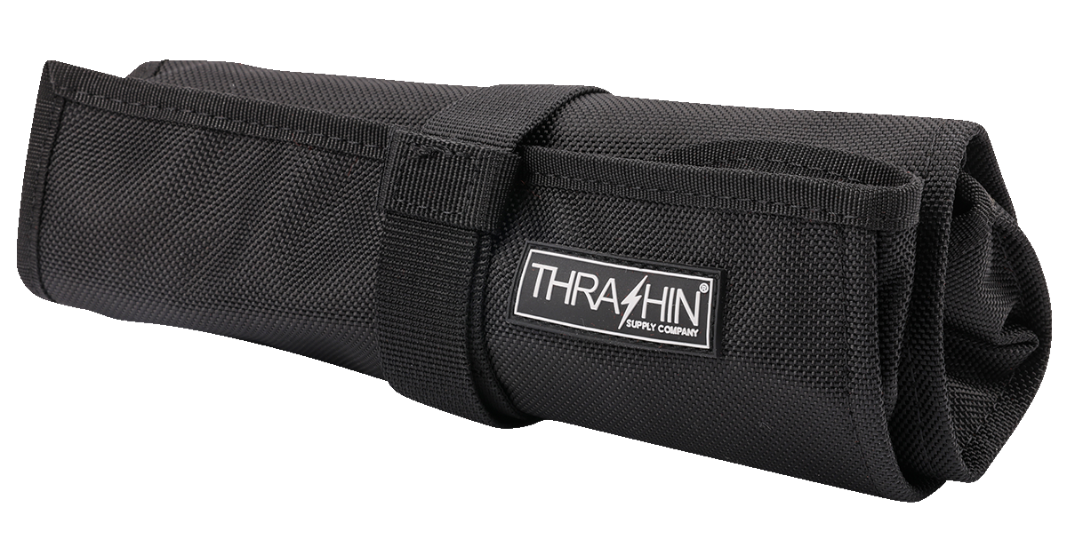 THRASHIN SUPPLY CO. Tool Roll V2 with 1680D ballistic nylon exterior, compact tool storage with multiple compartments.