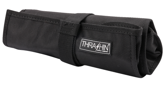 THRASHIN SUPPLY CO. Tool Roll V2 with 1680D ballistic nylon exterior, compact tool storage with multiple compartments.