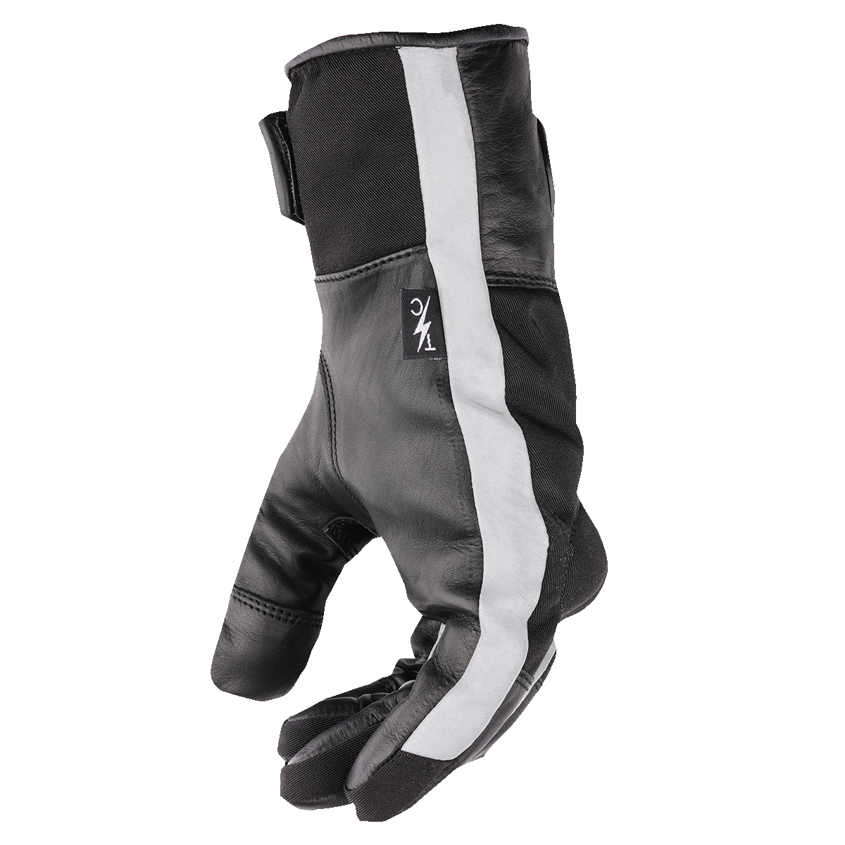 Black THRASHIN SUPPLY CO. Mission Waterproof Gloves XL with reinforced palms and adjustable wrist straps.