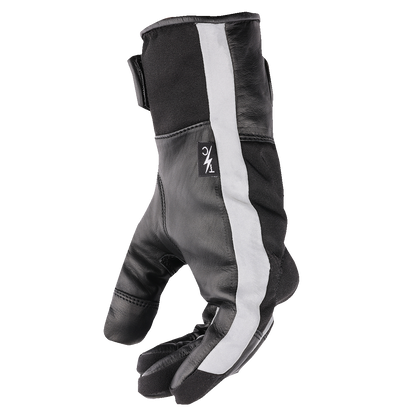 Black THRASHIN SUPPLY CO. Mission Waterproof Gloves XL with reinforced palms and adjustable wrist straps.