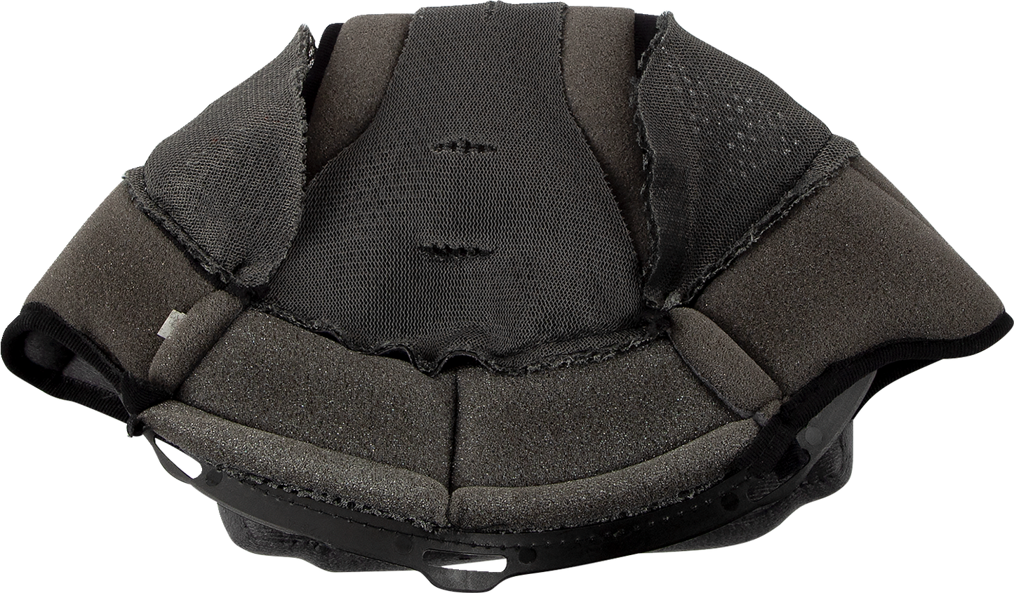 Z1R Youth Warrant Helmet Liner in medium size, 12 mm thickness, shown in gray with breathable fabric and adjustable fit.