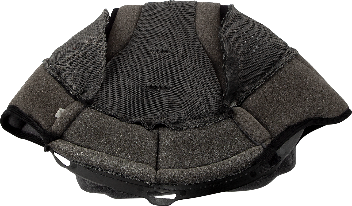 Z1R Youth Warrant Helmet Liner in medium size, 12 mm thickness, shown in gray with breathable fabric and adjustable fit.