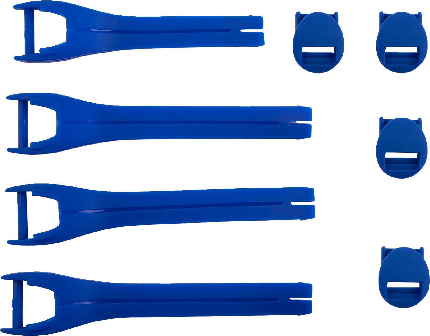 MOOSE OFFROAD Qualifier Boot Strap Kit - Blue, Size 7-9, Part 3430-1015