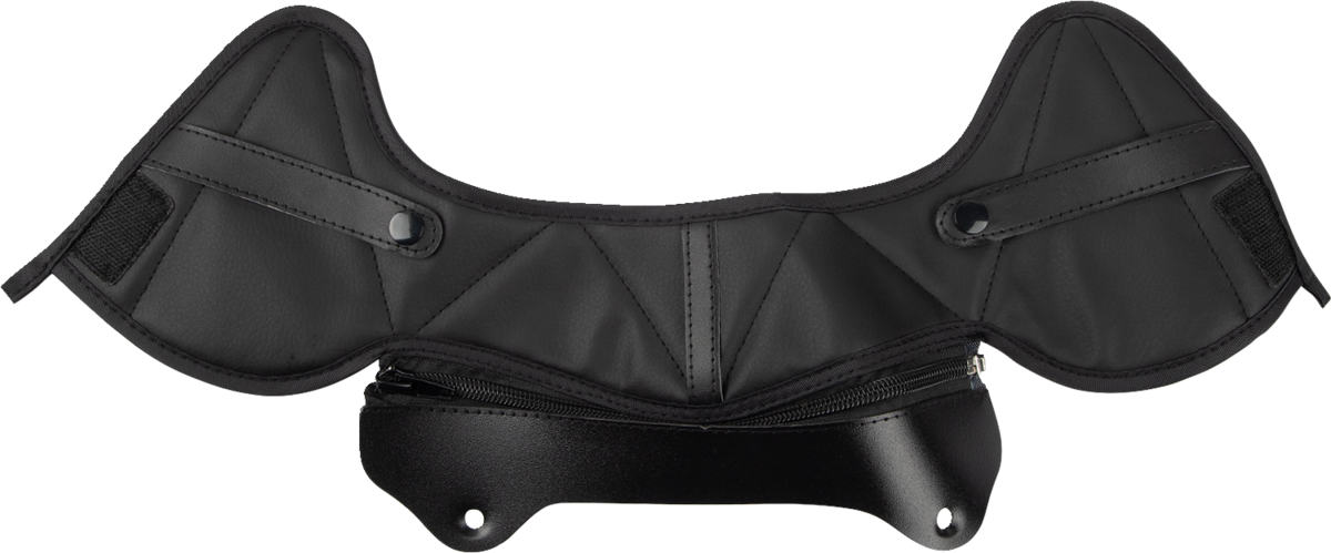 Black Z1R Vagrant NC Neck Curtain, part no. 0133-1427, designed to fit Z1R motorcycle helmets, shown in the image.