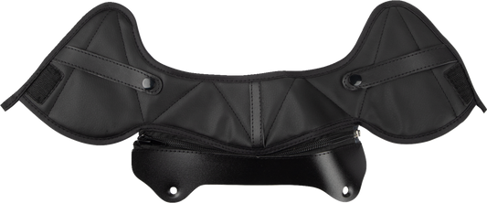 Black Z1R Vagrant NC Neck Curtain, part no. 0133-1427, designed to fit Z1R motorcycle helmets, shown in the image.