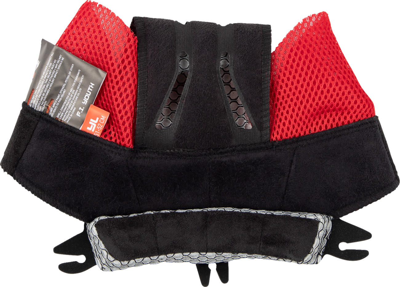 Black Z1R Youth F.I. helmet replacement liner in large size, 10 mm thickness, part #0134-3059, shown in the image.