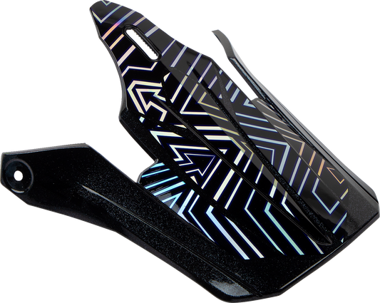 Z1R Youth F.I. Visor Kit in Lumen Iridescent with reflective finish, designed for Z1R motorcycle helmets.