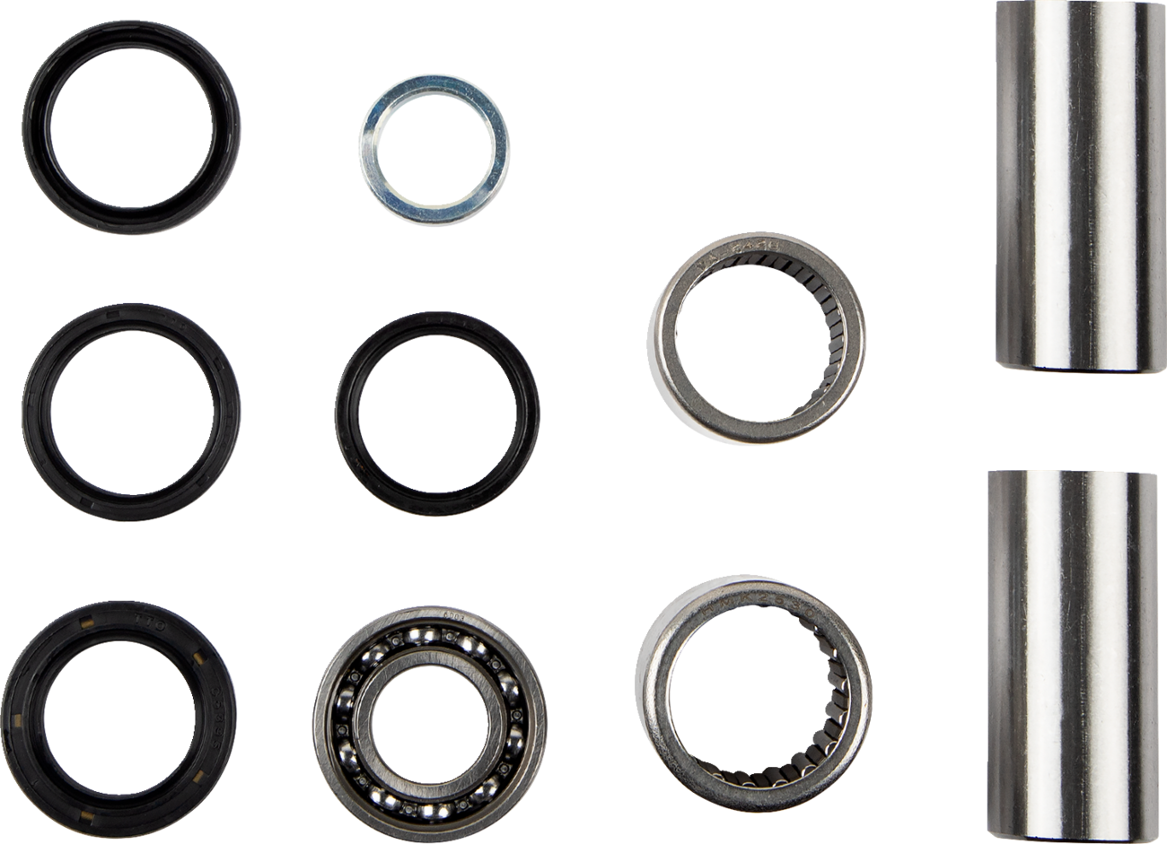 Moose Offroad swingarm bearing kit for Honda 28-1233 with rebuild components, featuring bearings and hardware for motorcycle maintenance.