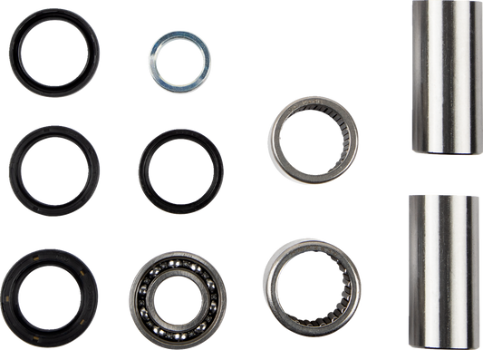 Moose Offroad swingarm bearing kit for Honda 28-1233 with rebuild components, featuring bearings and hardware for motorcycle maintenance.