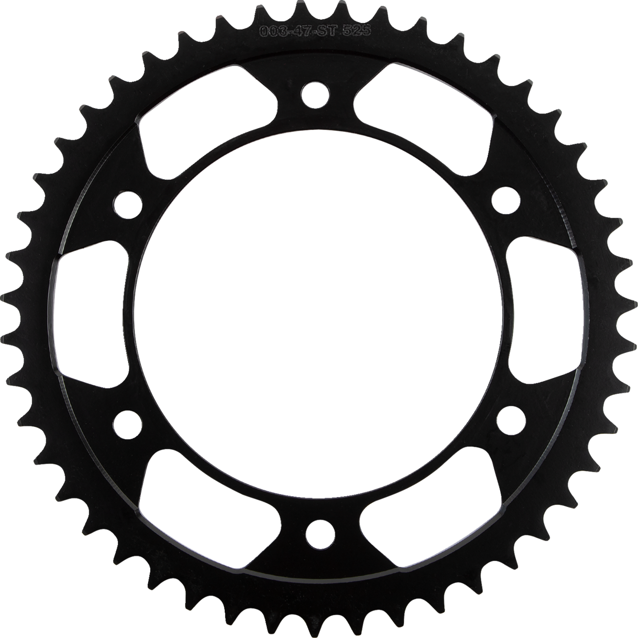 Moose Offroad 47-tooth rear sprocket for BMW 1210-003-47-ST motorcycle, showing the metal sprocket with teeth against a neutral background.
