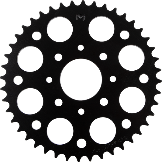 Steel rear sprocket for Honda by MOOSE OFFROAD, 44-tooth, designed for off-road motorcycle performance.