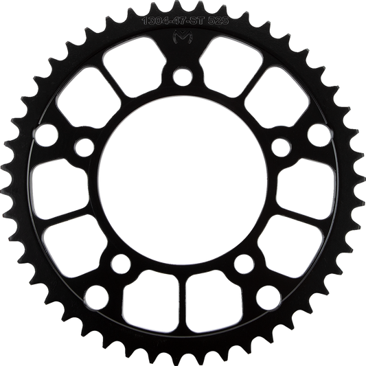 MOOSE OFFROAD rear sprocket with 47 teeth for Honda offroad motorcycles, featuring durable metal construction.