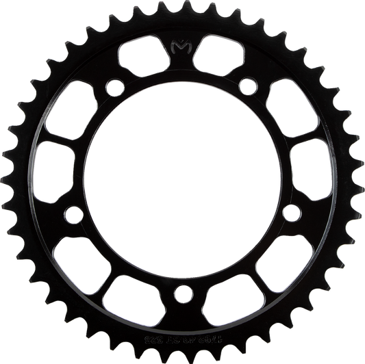 Moose Offroad steel rear sprocket with 43 teeth, part number 1210-1792-43-ST, for off-road motorcycle or ATV.