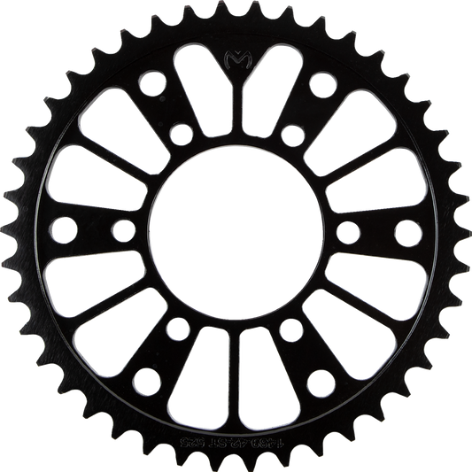MOOSE Offroad steel rear sprocket for Kawasaki, 42 teeth, durable offroad motorcycle part shown in the image.