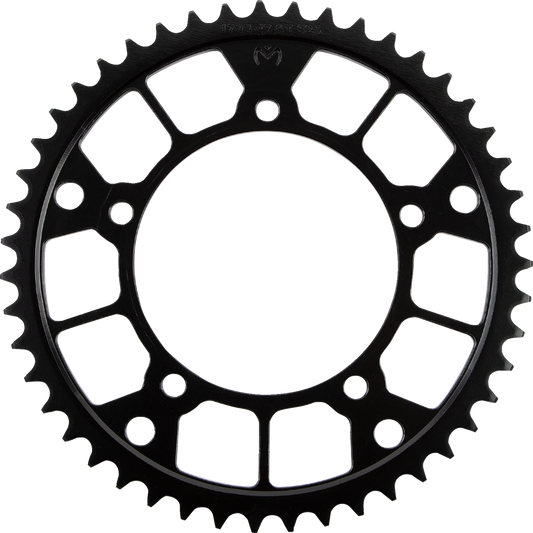 MOOSE Offroad steel rear sprocket with 47 teeth, part number 1210-1792-47-ST, shown in black with gear teeth visible.
