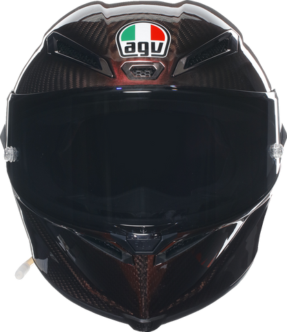 AGV Pista GP RR helmet in red carbon with large size, featuring aerodynamic design and racing style.