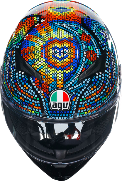 AGV K3 Helmet Rossi Winter Test 2018 - XL - High-Performance Motorcycle Helmet