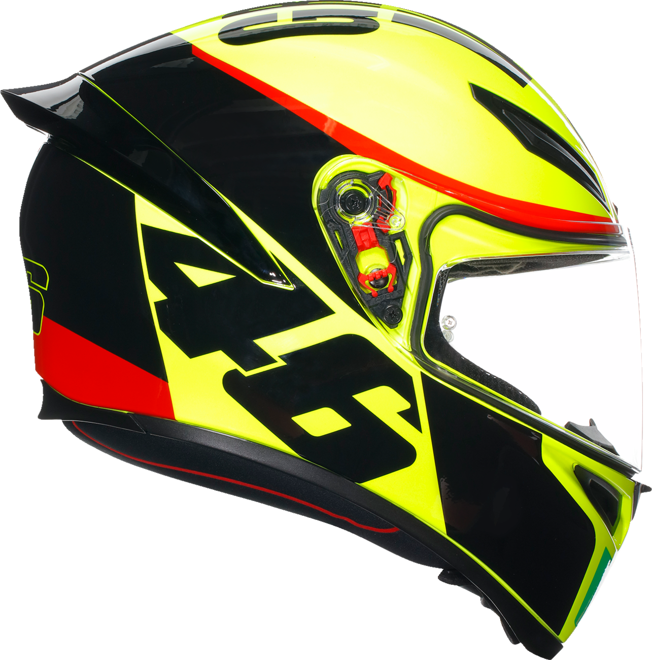 AGV K1 S Grazie Vale motorcycle helmet in XL size, featuring a sleek design and secure chin strap.