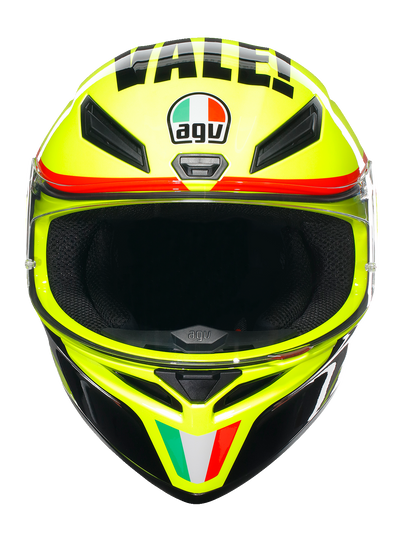AGV K1 S Grazie Vale helmet in large size featuring lightweight design, aerodynamic shape, anti-scratch visor, and advanced ventilation system