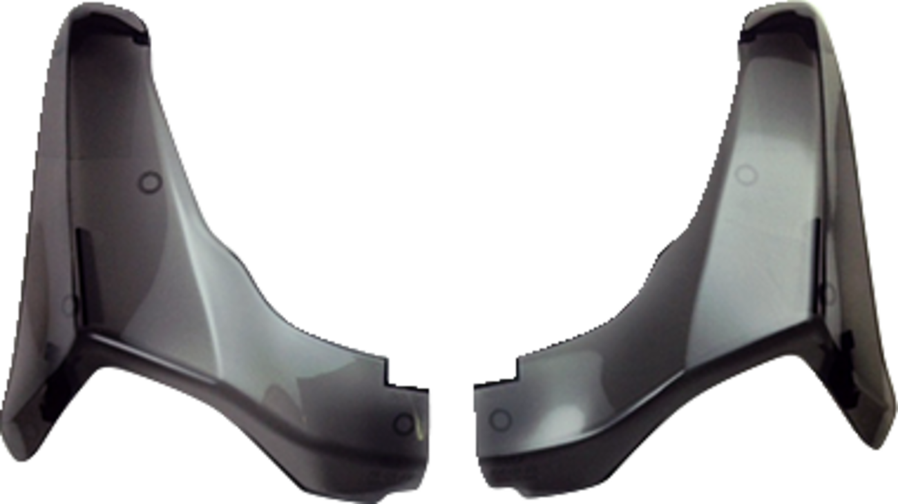 Arai Helmets VX-Pro4 top-side air duct set with tinted cover, designed for enhanced airflow and helmet ventilation.