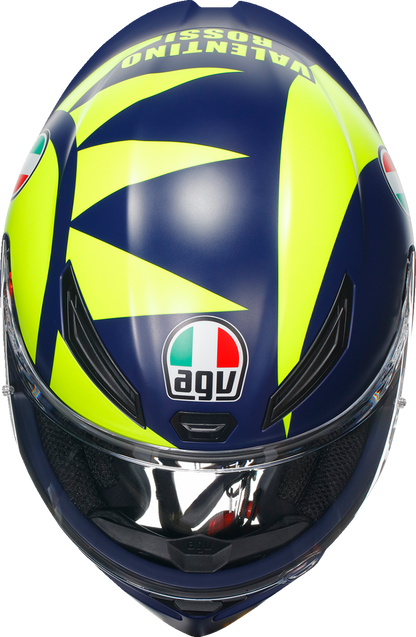AGV K1 S helmet in Soleluna 2018 design, XL size, showing the aerodynamic shell and stylish graphics.