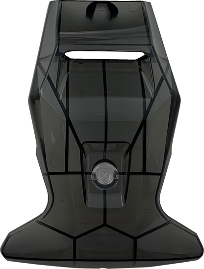Arai Helmets VX-Pro4 top-duct center rear tint part, motorcycle helmet with tinted vent and aerodynamic design in the image.