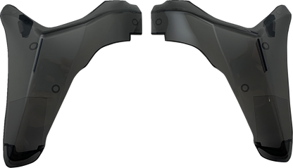 ARAÏ HELMETS VX-Pro4 top-side air duct set with tinted section, designed for enhanced ventilation and style on motorcycle helmets.