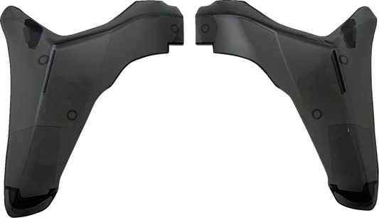 ARAÏ HELMETS VX-Pro4 top-side air duct set with tinted section, designed for enhanced ventilation and style on motorcycle helmets.