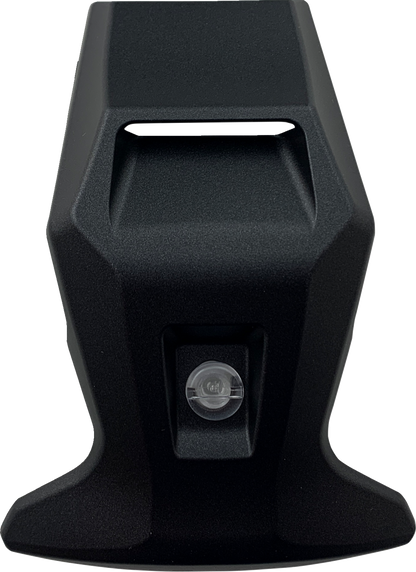 Black frost Arai Helmets VX-Pro4 top-duct center rear view showing vent opening and sleek design