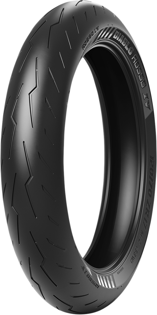 PIRELLI Diablo Rosso™ IV Corsa Front Tire 120/70ZR17 (58W) - High-Performance Hypersport Tire