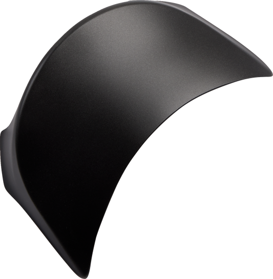 Black Frost ARAI Helmets XGR Spoiler for Contour-X helmets, designed to enhance aerodynamics and style.
