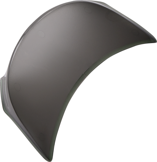 Arai Helmets XGR Spoiler with tinted visor attached to a Contour-X helmet, showcasing aerodynamic design and sleek finish.