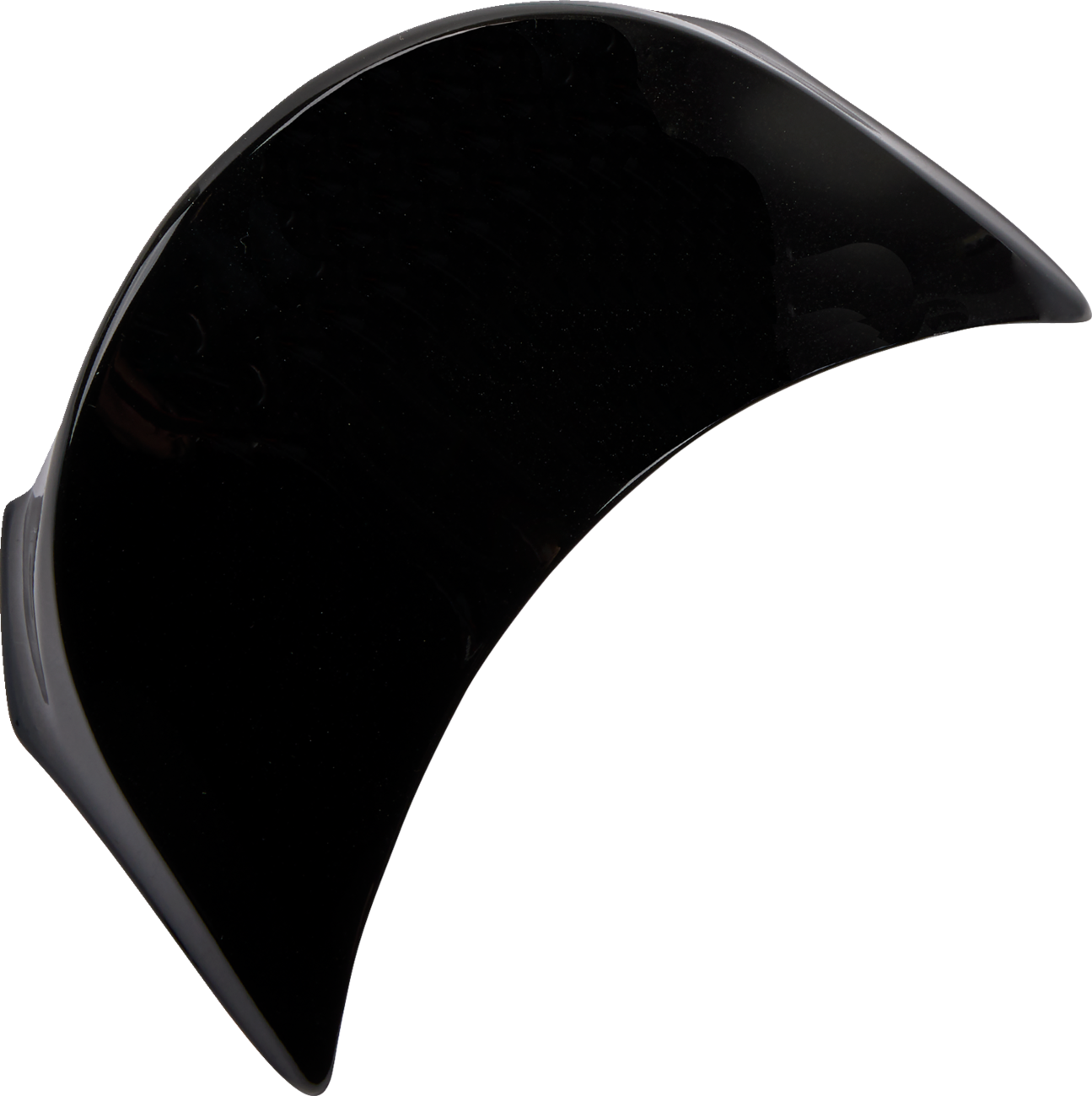 ARAI Helmets XGR Spoiler in Diamond Black attached to Contour-X helmet, showcasing a sleek aerodynamic design.