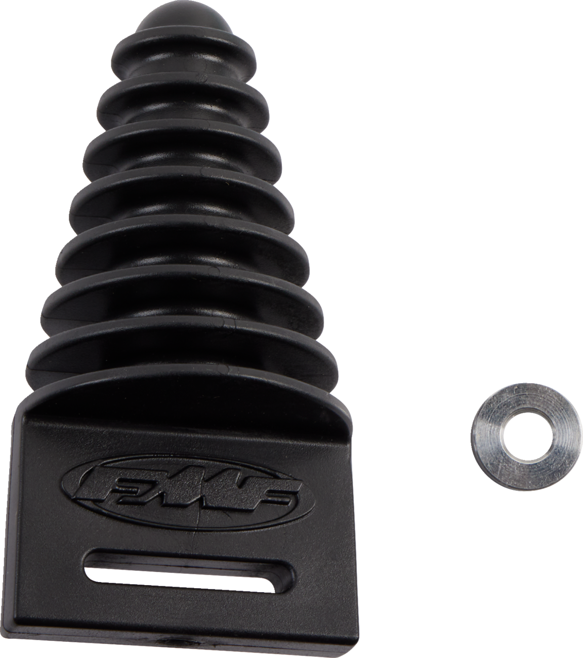 FMF 4.1 RCT slip-on muffler for motorcycles, showcasing its sleek design and lightweight performance features.