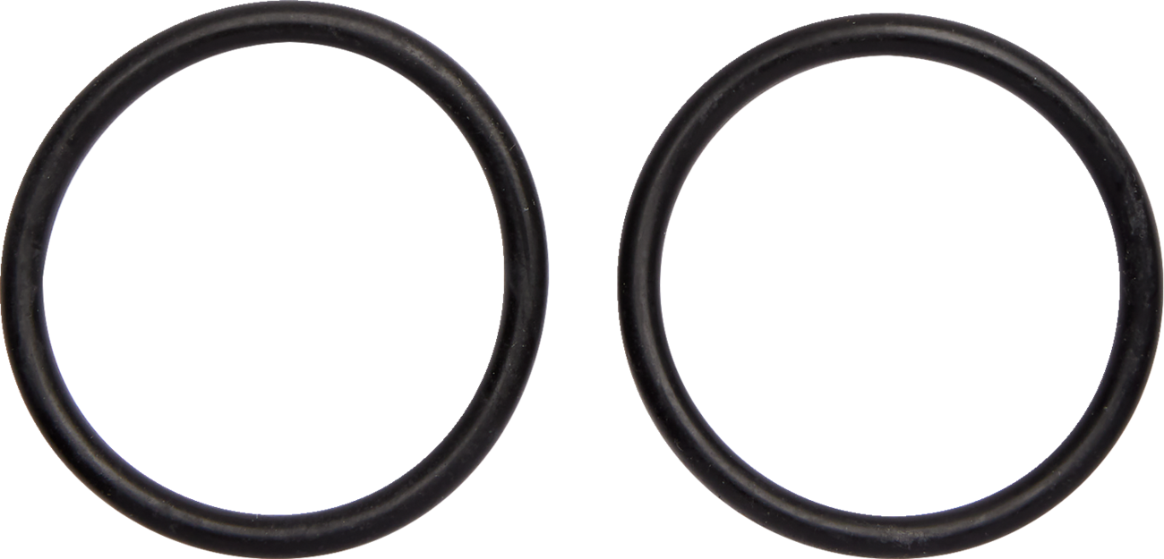FMF high-performance exhaust O-rings 014889, replacement seals for motorcycle exhaust systems, shown on a white background.