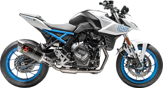 AKRAPOVIC Racing Line exhaust system for Suzuki S-S8R1-EEC, lightweight performance upgrade with stainless steel construction.